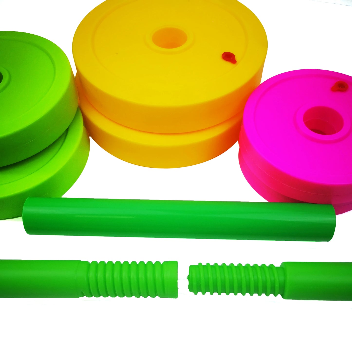 Children dumbbell detachable long barbell