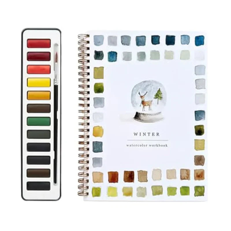 Beginner Watercolour Workbook – Guided Painting Activities for Mindfulness & Skill Building