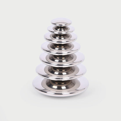 Sensory Steel Silver Buttons