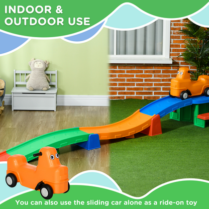 Up and Down rollercoaster shown outdoors, offering safe sensory play for toddlers aged 2 to 5