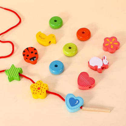 SOKA First Threading Blocks – Fine Motor Lacing Toy Ages 3+