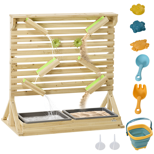 Outsunny water playset with sink toys and accessories designed for outdoor sensory regulation