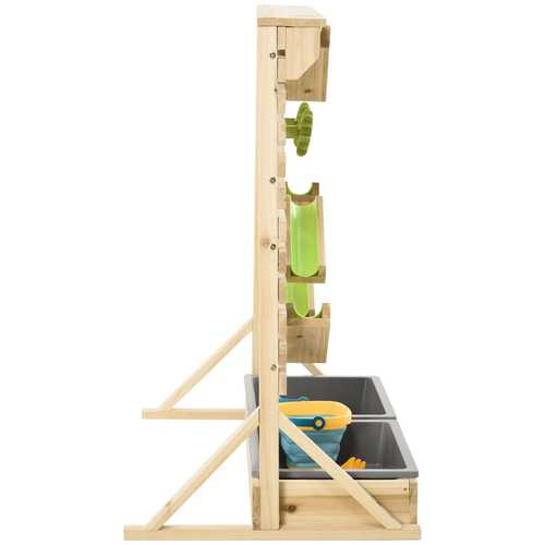 Outsunny Kids Running Water Playset w/ Sink Toys, Water Carts, Tracks