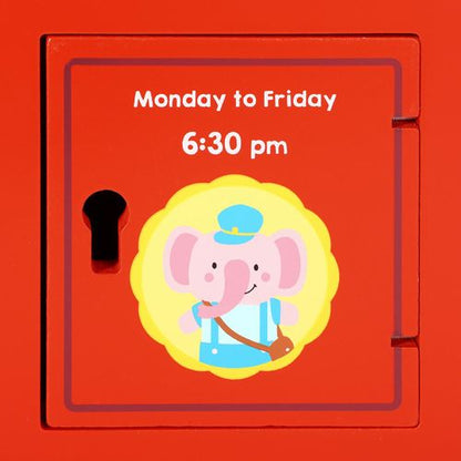 SOKA Wooden Postbox Elephant– Pretend Postal Role Play Set