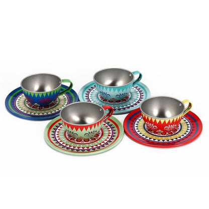 SOKA Afternoon Party Tea Set – Vintage Pretend Play Tableware for Social Skills & Imaginative Play