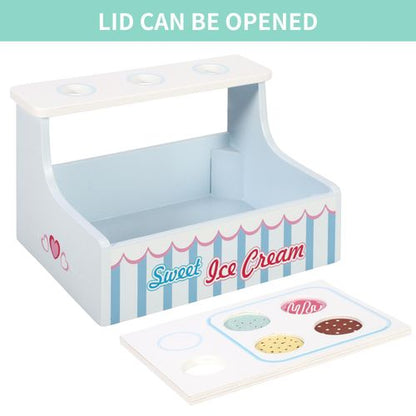 SOKA Mini Ice Cream Shop– Compact Pretend Play Set for Imaginative Role Play