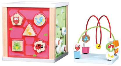 LELIN Nature Activity Cube – Multi-Panel Development Toy for Toddlers