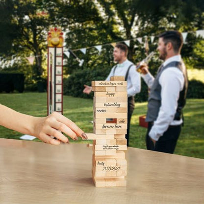 Wooden Balance Game – Dexterity Stacking Toy for Focus & Coordination