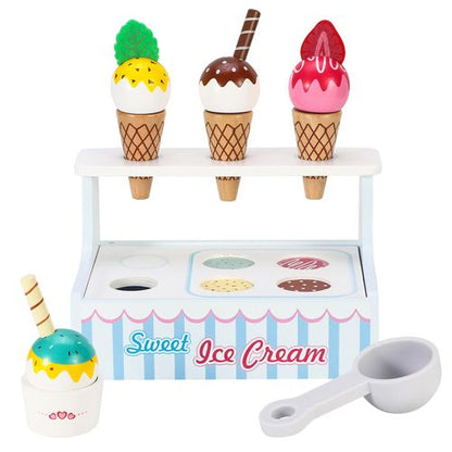 SOKA Mini Ice Cream Shop– Compact Pretend Play Set for Imaginative Role Play